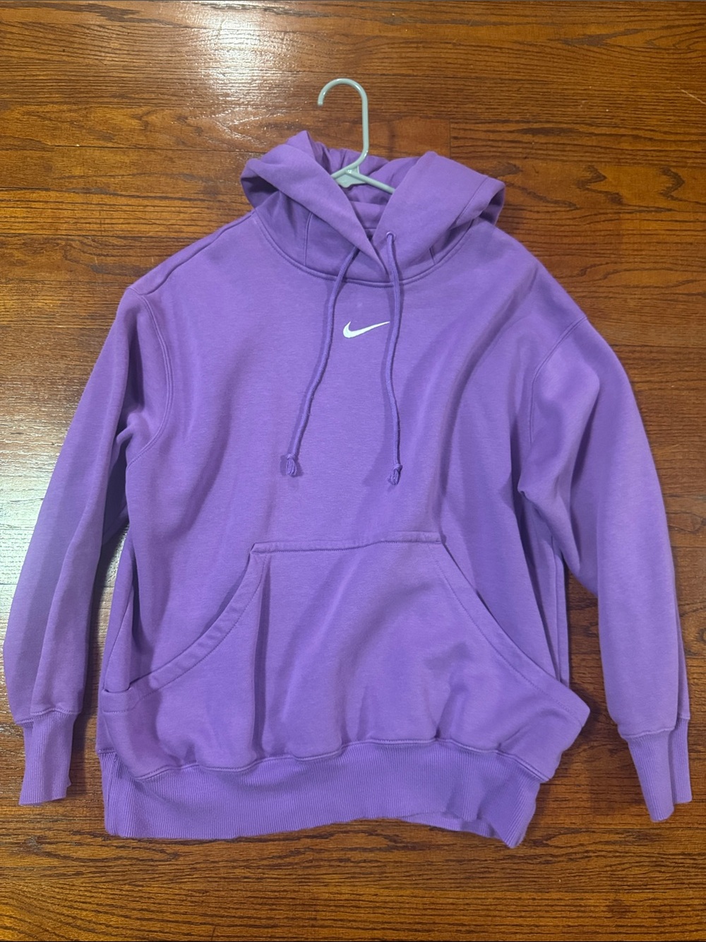Nike Purple Phoenix Hoodie with White Swoosh